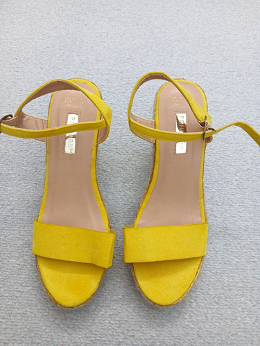 Primark yellow faux suede - yellow,