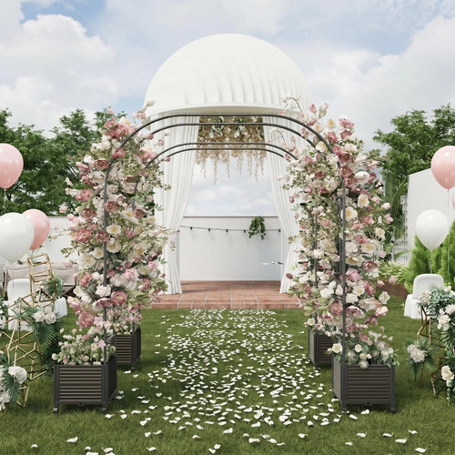 Tall garden arch trellis - 2.4m,