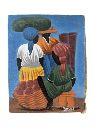 Original haitian oil - haitian, painting