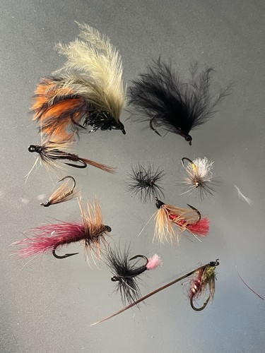 Job lot fishing flies - fishing,
