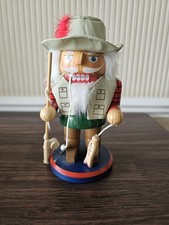 Wooden Fisherman Nutcracker Figurine Ornament