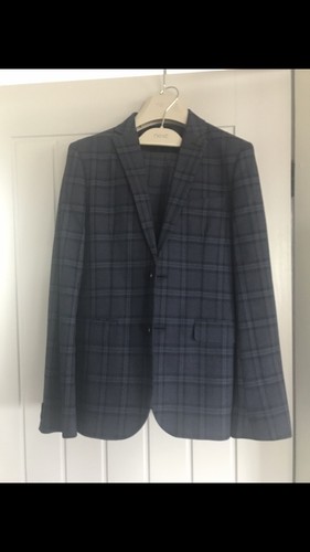 Next boys blue checked - next, prom