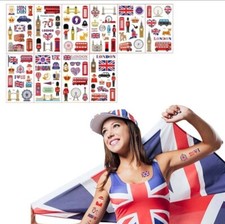 10PCS Union Jack Flag Tattoo
