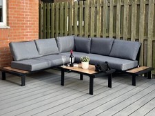 Garden Sofa Set Aluminium
