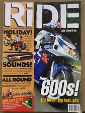 Ride Magazine - August 1997 - Suzuki Freewind, CBR600 v ZX-6R v GSX-R600 v YZF6