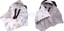 Baby Car Seat Hooded Blanket