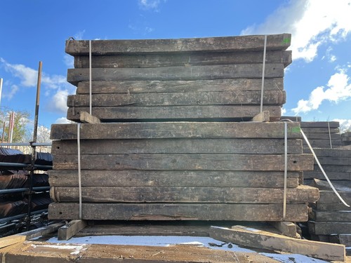 Reclaimed oak sleepers full - oak,
