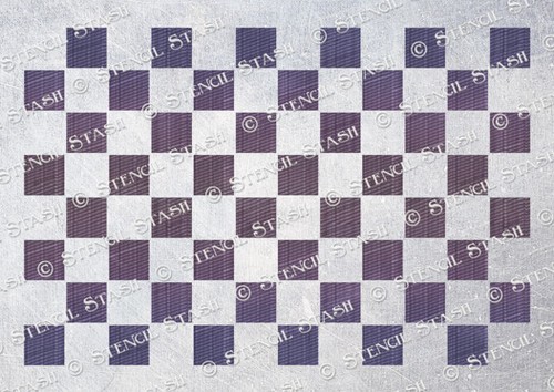 Chequerboard stencil size cb - chequerboard, 4