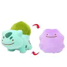 Bulbasaur Ditto Pokemon Plush 20cm Reversible Transform Toy Kids Gift
