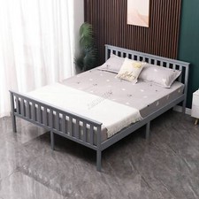 Double Bed Solid Pine Wood