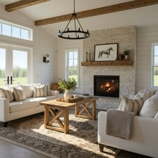 Timber Cross Legs Farmhouse