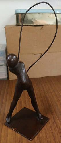 Small hand crafted - crafted, bronze