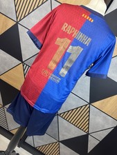 Kids/junior  RAPHINHA Football Kit Size 9-10 Years /blue,red