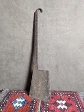 Large Antique Hog Splitter Cast Iron French Butchers Tool Kitchenalia Farmhouse