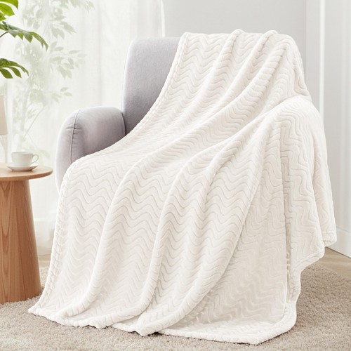 Large fleece throw blanket - large, for