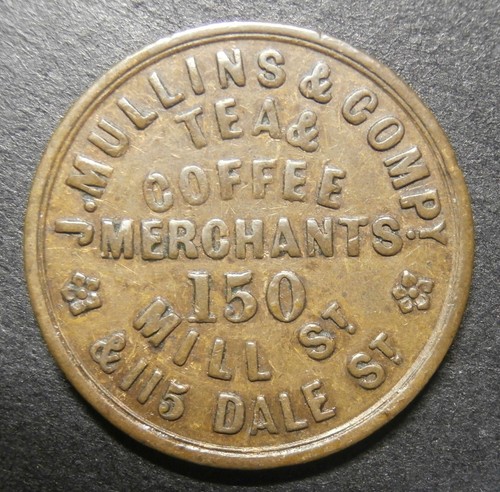 Farthing token 19thc - farthing,