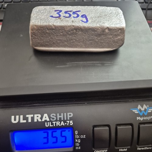 Aluminium ingot 355 grams made - 355,