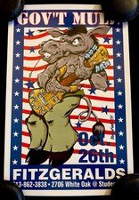 GOV'T MULE Concert Poster 2001