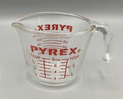 Pyrex 508 measuring cup - cup, oz