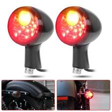 2X Rear LED Turn Signal Indicators Light Lamp For Sportster XL883 XL1200 1992-up