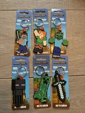 6x Official Minecraft Figures
