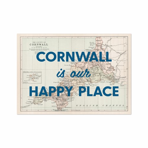 Cornwall poster vintage - cornwall,