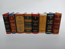 8 Beautiful Miniature Books Complete English Text 6 Cm X 5 Cm (X)