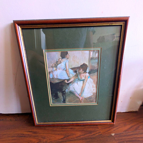 Edgar degas signed - signed, framed