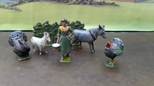 Vintage toy metal - toy, farm