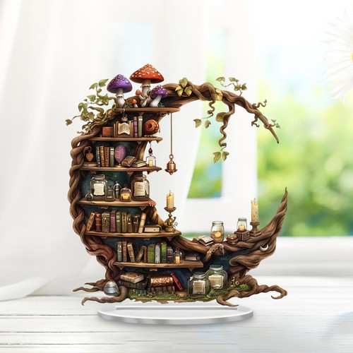 Bookshelf statue - 2d,