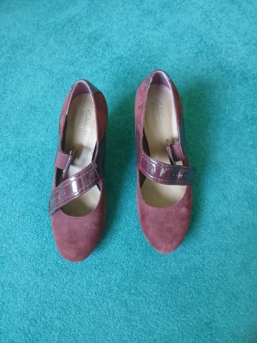 Clarks collection burgandy - clarks,