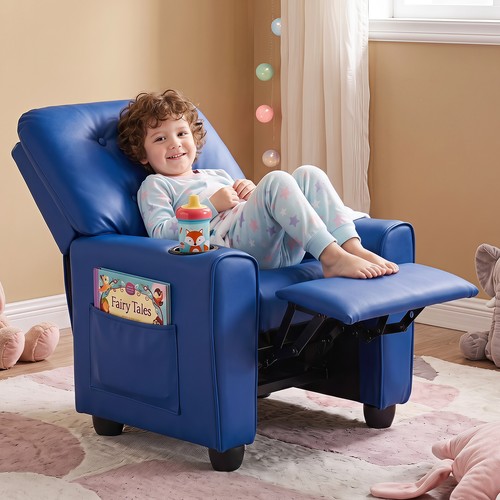 Kids recliner for ages - kids, pu