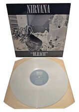 1989 Nirvana Bleach UK SUPER RARE 1st Press Only 300 White Vinyl Promo Record