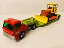 Matchbox Kingsize no.17 Ford With Dyson Trailer & CASE Bulldozer Vintage