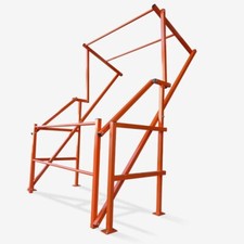 High Mezzanine Floor Pallet Gate - Health & Safety - Pivot / Swing Gate