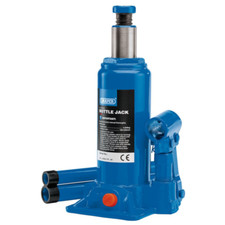 Draper 13066 Hydraulic Bottle Jack 4 Tonne Garage Roadside Vehicle Lift Blue