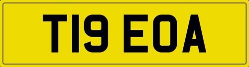 Theo number plate theos - number,