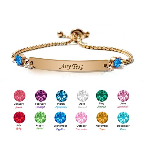 Personalised birthstone - personalised,