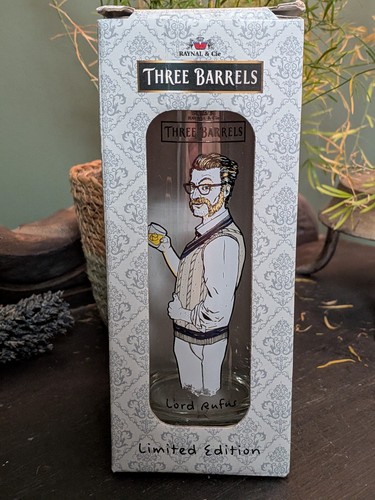 Three barrels brandy glass - three,
