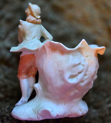 Porcelain boy figurine - porcelain,