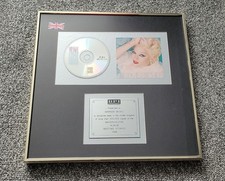 Madonna Bedtime Stories - Genuine BPI Platinum Record Award 1994