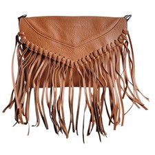 Western tan brown bag