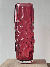 Very Large Pavel Hlava "brain" vase Borske Sklo 1968