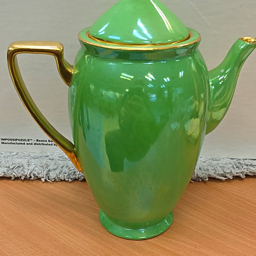 Carlton ware green gold - green, &