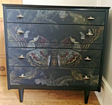 Decoupage Butterfly Chest Of