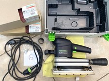 Festool RS 100 Q sander, power cable, P100 & P180 sanding pads & Systainer case