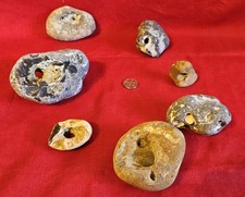 Seven Natural Hag Stones
