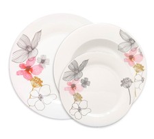 12-pc Dinner Set White Soup
