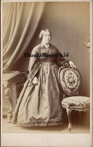 London cdv lady crinoline - london,