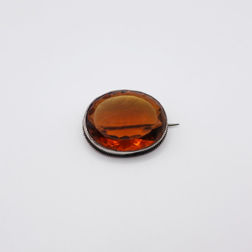 Antique sterling silver orange - silver,